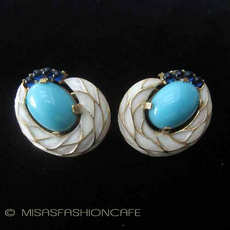 （画像用） クラウントリファリ Trifari イヤリング