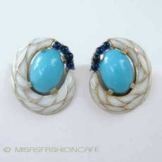 （画像用） クラウントリファリ Trifari イヤリング