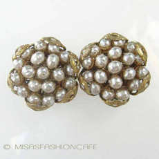 （画像用） Miriam Haskell ミリアムハスケル イヤリング