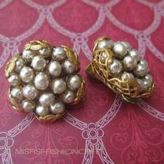 （画像用） Miriam Haskell ミリアムハスケル イヤリング