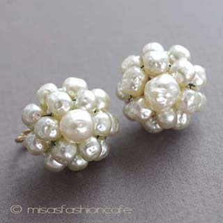 （画像用） バロックパール　イヤリング