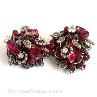 （画像用） DeMario NY　 フラワーイヤリング