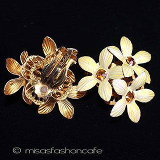 （画像用） Original By Robert 花ブーケ　イヤリング