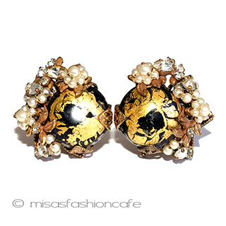 （画像用） Original By Robert パール花　イヤリング