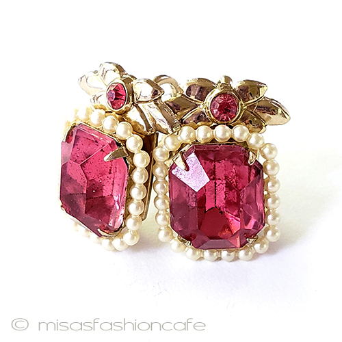 （画像用） ヴィンテージアクセサリー CORO　ビジュー＆パール