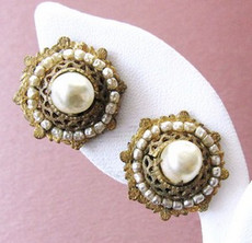 （画像用） Miriam Haskell　 ミリアムハスケル イヤリング