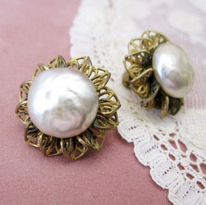 （画像用） Miriam Haskell　 ミリアムハスケル イヤリング