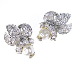 （画像用） Coroコロ バロックパール花イヤリング