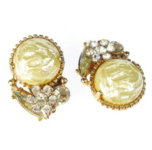 （画像用） バロックパール花イヤリング