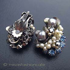 （画像用） Robert イヤリング バロックパールの花
