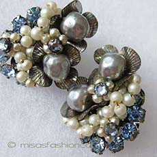 （画像用） Robert イヤリング バロックパールの花