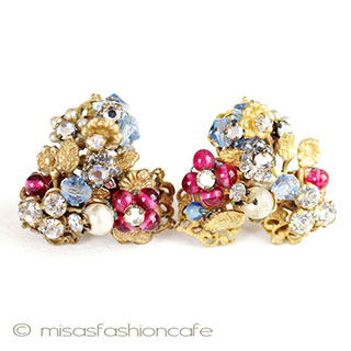 （画像用） Ｒｏｂｅｒｔ　ロバート フラワー　イヤリング