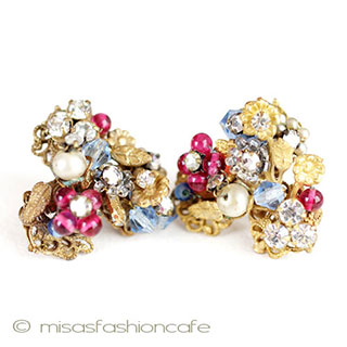 （画像用） Ｒｏｂｅｒｔ　ロバート フラワー　イヤリング