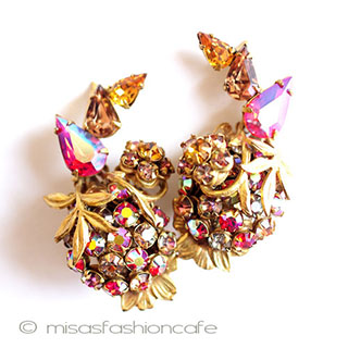 （画像用） Ｒｏｂｅｒｔ　ロバート ＲＳの花　イヤリング