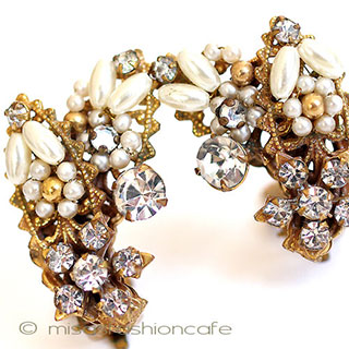 （画像用） Ｒｏｂｅｒｔ　イヤリング パールRSフローラル