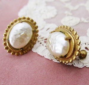 （画像用） Miriam Haskell ミリアムハスケル イヤリング