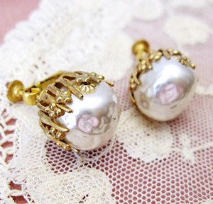 （画像用） Miriam Haskell　 ミリアムハスケル イヤリング