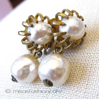 （画像用） Miriam Haskell ミリアムハスケル イヤリング