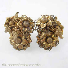 （画像用） Miriam Haskell ミリアムハスケル イヤリング