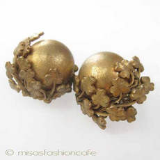 （画像用） Miriam Haskell ミリアムハスケル イヤリング