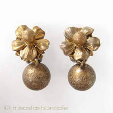 （画像用） Miriam Haskell ミリアムハスケル イヤリング