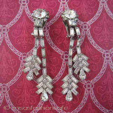 （画像用） Weiss　イヤリング 　豪華２連ドロップ