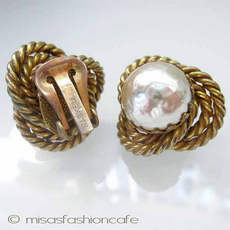 （画像用） Miriam Haskell ミリアムハスケル イヤリング