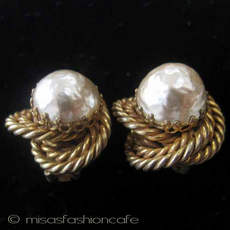 （画像用） Miriam Haskell ミリアムハスケル イヤリング