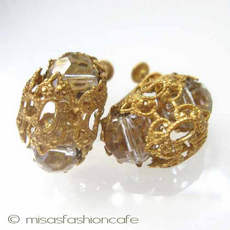 （画像用） Miriam Haskell ミリアムハスケル イヤリング