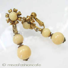 （画像用） Miriam Haskell ミリアムハスケル イヤリング