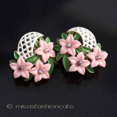 （画像用） クラウントリファリ Trifari イヤリング