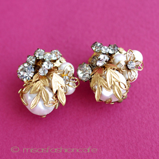 （画像用） パールRSお花イヤリング