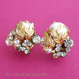 （画像用） パールRSお花イヤリング