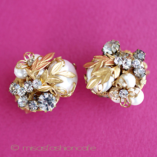 （画像用） パールRSお花イヤリング