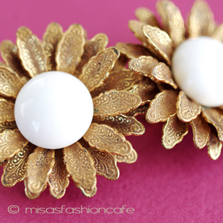 （画像用） ミリアムハスケル　 ミルクガラスイヤリング