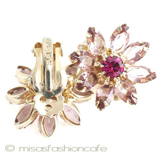 （画像用） ＷＥＩＳＳ　イヤリング　 ガラスの花デイジー