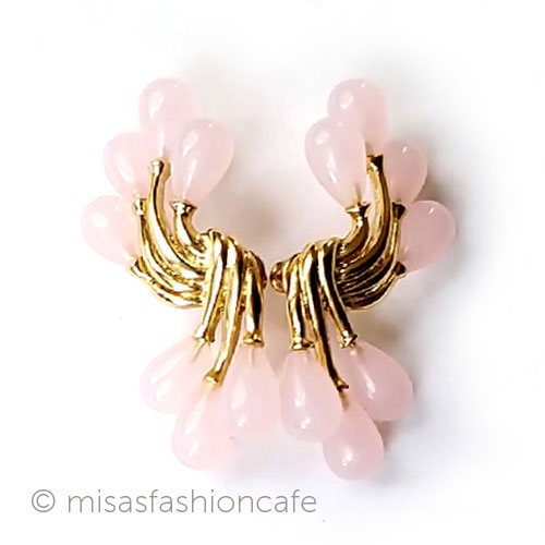 （画像用） Trifari　 トリファリ リボン　ピアス