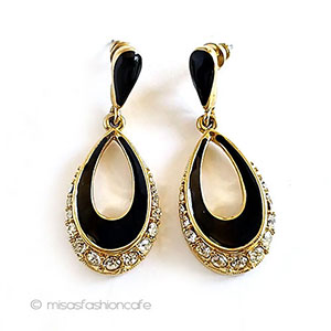 （画像用） Trifari　 トリファリ ドロップ　 ピアス