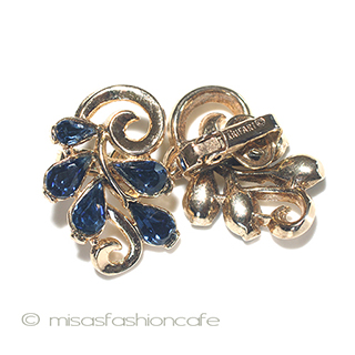 （画像用） Ｔｒｉｆａｒｉ　 トリファリ ネイビー　イヤリング