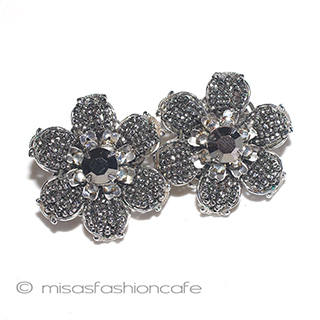 （画像用） DeMario　イヤリング シルバーフラワー