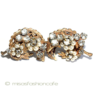 （画像用） Ｒｏｂｅｒｔ　イヤリング パールRSフラワー