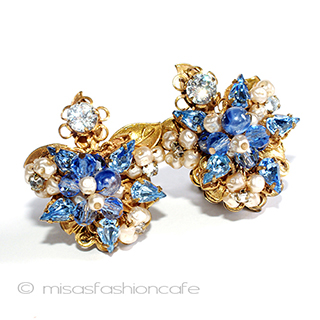 （画像用） Ｒｏｂｅｒｔ　イヤリング バロックパールRSの花