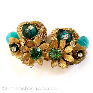 （画像用） Weissお花イヤリング