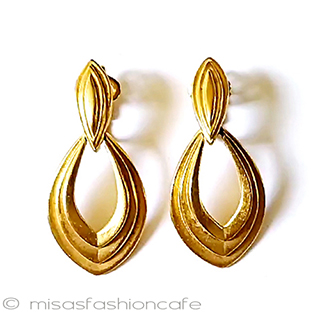 （画像用） Trifari　 トリファリ ティアー・フープ