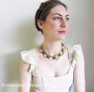 （画像用） メッシュリボン　ネックレス