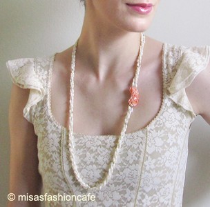 （画像用） 豪華 珊瑚・真珠・14金 　ネックレス