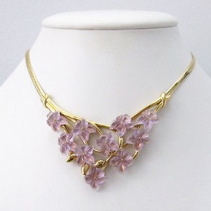 （画像用） Ｔｒｉｆａｒｉ　トリファリ スミレの花ネックレス