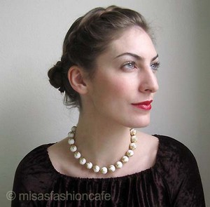 （画像用） Ｔｒｉｆａｒｉ　 トリファリ 　金葉 ネックレス