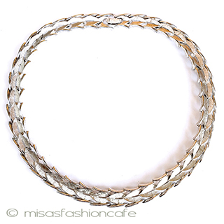 （画像用） Ｔｒｉｆａｒｉ　 トリファリ 銀リーフ　ネックレス