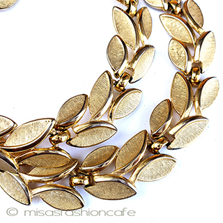 （画像用） Ｔｒｉｆａｒｉ　 トリファリ 金リーフ　ネックレス